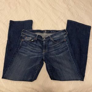 Ladies 7 for all mankind jeans, bootcut, size 30